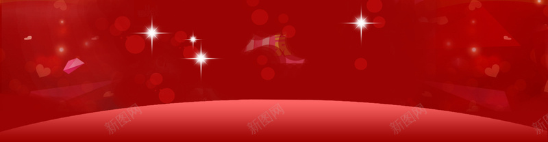 淘宝天猫双11红色星光背景背景