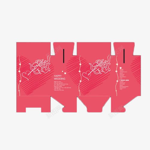 粉红色包装盒展开图免抠元素png免抠素材_88icon https://88icon.com 包装盒 展开图 纸盒 平面图 粉红色 包装盒展开图