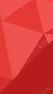 几何红色三角渐变H5背景素材背景