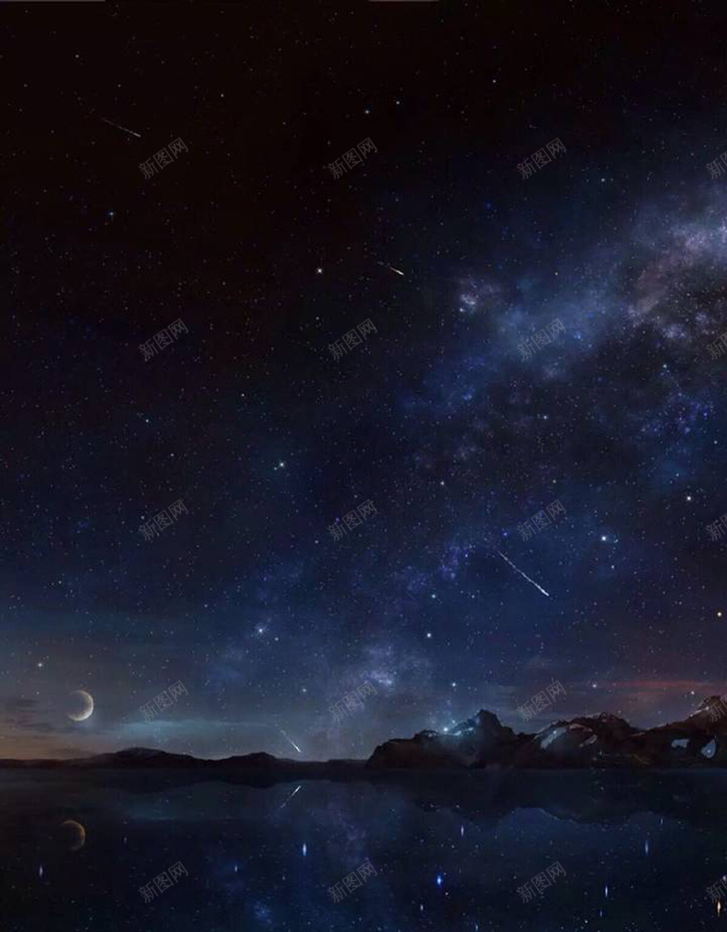 星空特效H5摄影素材jpg设计背景_88icon https://88icon.com 夜晚 星空 星海 月亮 黑色 星空摄影 摄影 摄影素材 特效 风景