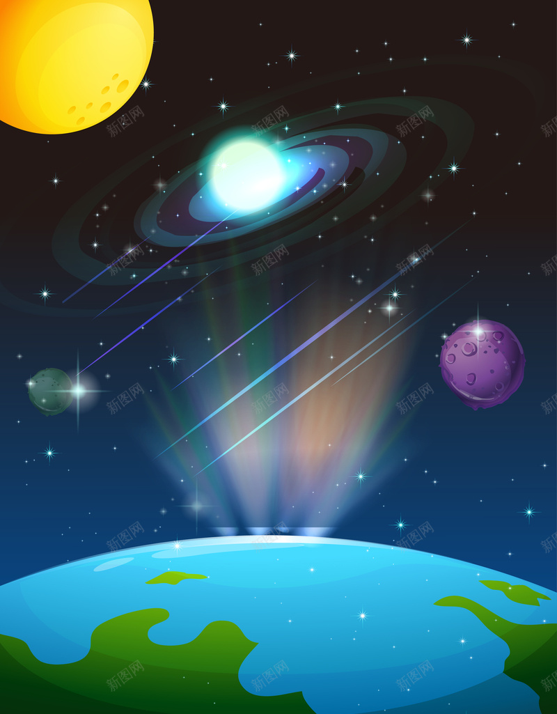 宇宙星球运转背景eps设计背景_88icon https://88icon.com 宇宙 世界 星球 流星 月亮 太阳 星座 开心 卡通 童趣 手绘