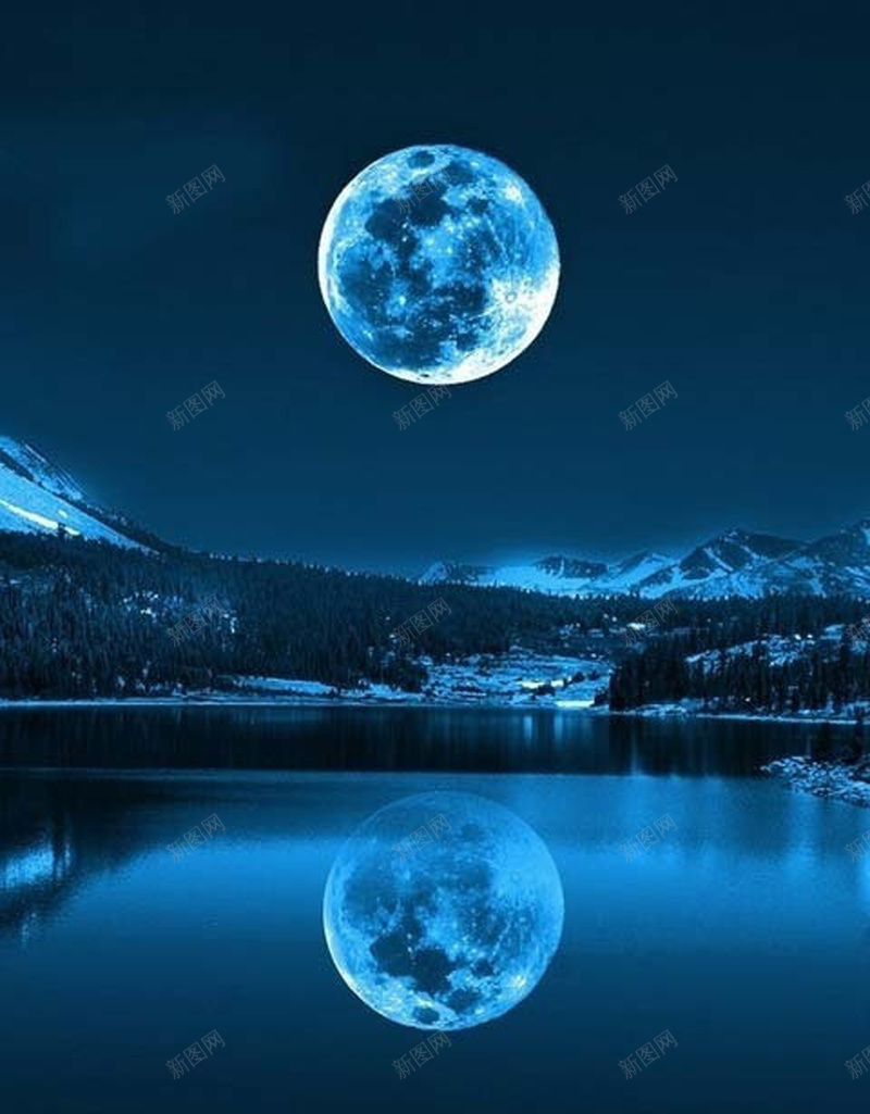 唯美月亮倒影在水里海报背景素材jpg设计背景_88icon https://88icon.com 海报背景 唯美 星空 月亮 素材 月亮在水里的倒影 海报 摄影 风景