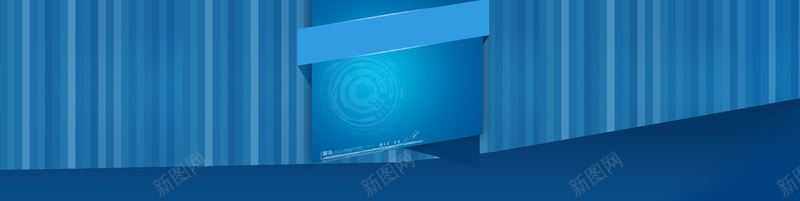 蓝色科技背景banner背景
