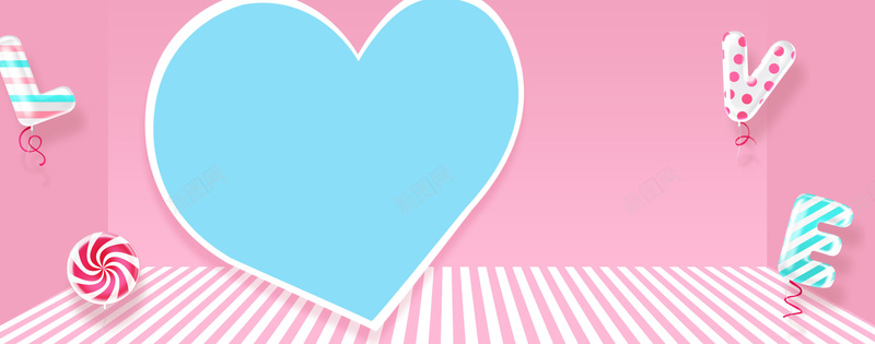 爱心童趣纹理空间粉色banner背景psd设计背景_88icon https://88icon.com 爱心 love 爱 棒棒糖 纹理 条纹 渐变 几何 文艺 小清新 简约 梦幻 浪漫 素材 广告 设计
