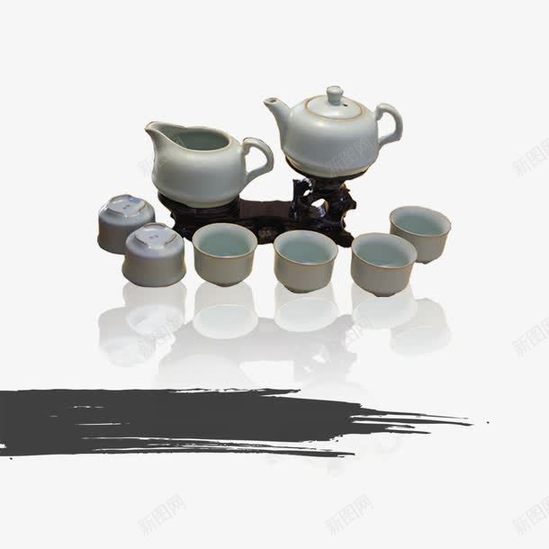 居家茶具平面装饰png免抠素材_88icon https://88icon.com 产品实物 陶瓷包装 陶瓷茶具 居家产品 生活用品 水墨笔刷