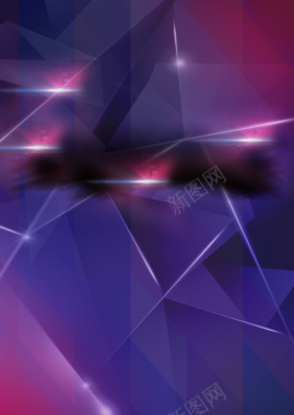 几何梦幻棱形棱角紫色背景素材背景