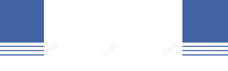 蓝色简约扁平几何banner背景背景