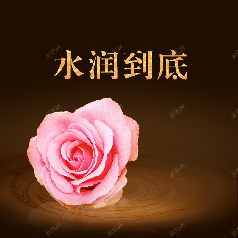 淘宝棕色玫瑰花美妆PSD主图背景素材psd设计背景_88icon https://88icon.com 棕色 玫瑰花 美妆 主图 护肤品 淘宝 水润到底 女士用品 面霜 精油 促销 活动 直通车