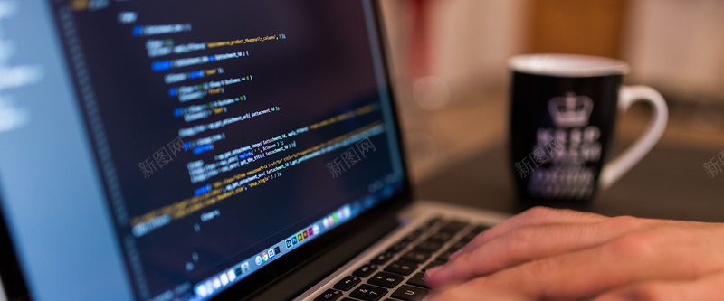 公司科技商业蓝色电子背景海报jpg设计背景_88icon https://88icon.com 办公桌 公司 电脑 科技 茶杯 商业 蓝色 电子 背景 海报