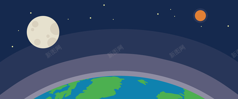 简约卡通地球月亮bannerjpg设计背景_88icon https://88icon.com 卡通 地球 月亮 童趣 简约 海报banner 手绘