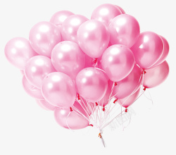 粉色气球PNG素材素材