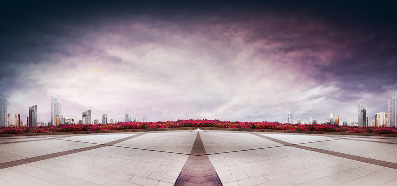 虚化城市大气简约紫色淘宝海报背景psd设计背景_88icon https://88icon.com 房地产 城市 投资 楼房 规划 紫色背景 淘宝 电商 素材 大气 商务 花朵 天空 公路 道路