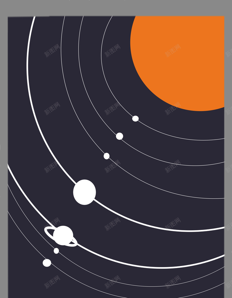 宇宙星球简单线条背景图psd设计背景_88icon https://88icon.com 想象力 简易图 宇宙 星球 温馨浪漫充满想象力