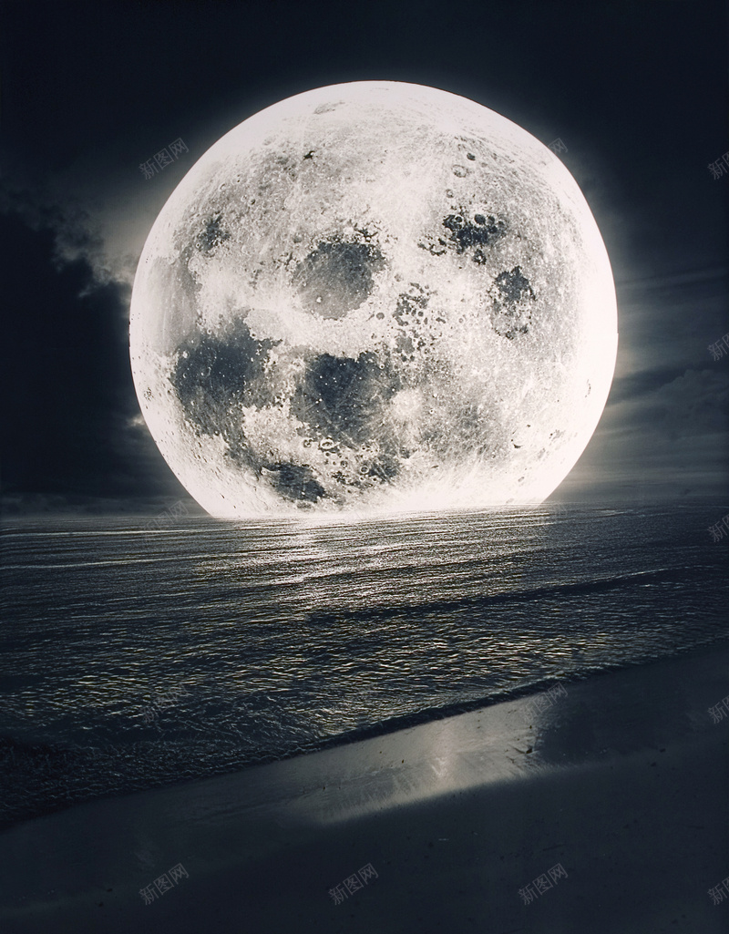 黑色大气月亮星空海报背景jpg设计背景_88icon https://88icon.com 海报背景 大气 星空 月亮 黑色 月球 星球 星球印象
