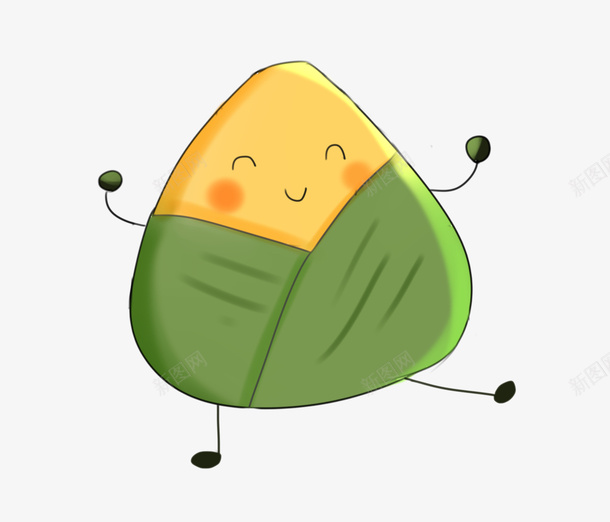 五月端午节手绘动漫卡通可爱粽子png免抠素材_88icon https://88icon.com 五月 端午节手绘 动漫 卡通 可爱粽子