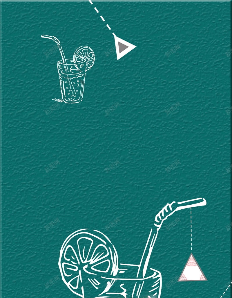 蓝色背景上的西瓜汁psd设计背景_88icon https://88icon.com 蓝色背景 粉笔画 西瓜汁 杯子 西瓜 水果 图形 吸管