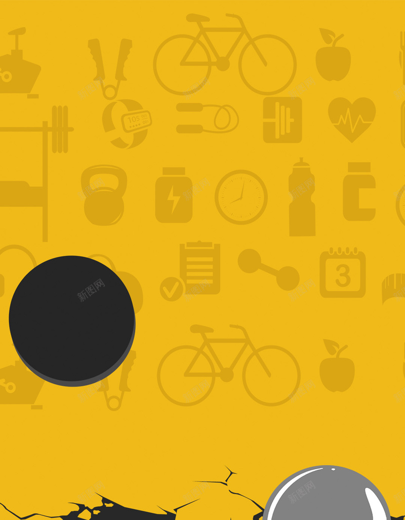 几何拼接活动H5背景psd设计背景_88icon https://88icon.com 几何 拼接 活动 购物 黄色 H5 扁平 渐变