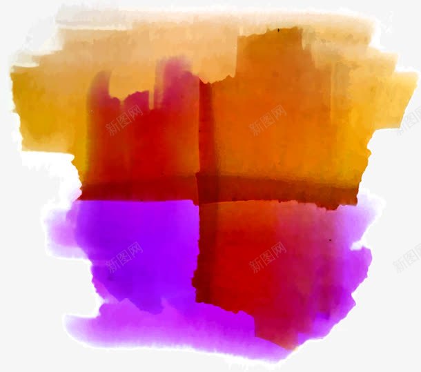 拼接叠加水彩笔刷涂鸦png免抠素材_88icon https://88icon.com 矢量png 水彩涂鸦 笔刷 拼接效果 叠加效果 紫色笔刷