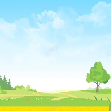 卡通婴儿用品主图背景