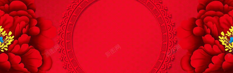 红色富贵话中国风背景psd设计背景_88icon https://88icon.com 背景 红色 鸡年 2017年 年终 富贵 过年 年货 大吉 元旦 中国风