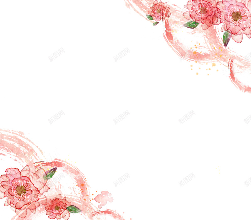 手绘花朵水彩玫瑰花相框粉色印刷背景psd设计背景_88icon https://88icon.com 玫瑰花 手绘 水彩 相框 花朵 粉色 印刷背景 白色 卡通 童趣