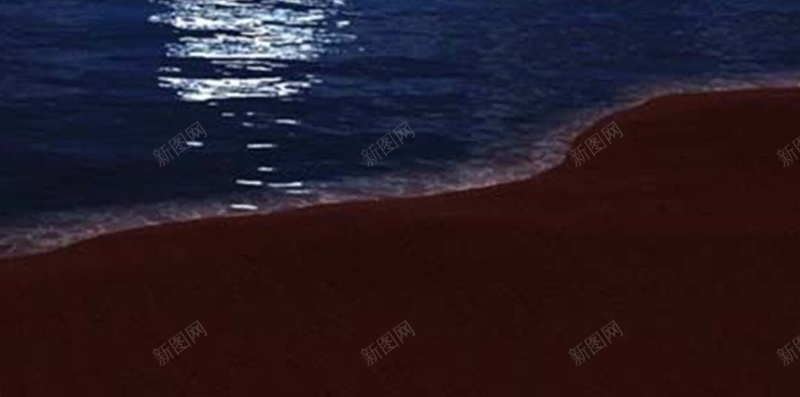 沙滩海边夜景H5背景jpg设计背景_88icon https://88icon.com 圆月 大海 月亮 沙滩 蓝色 夜景 树 H5背景 H5 h5