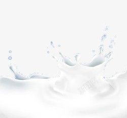 牛奶喷溅效果图片素材