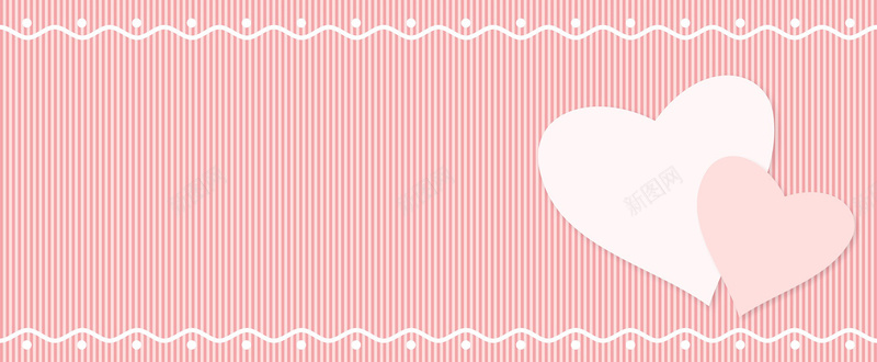 粉色爱心条纹jpg设计背景_88icon https://88icon.com 海报banner 卡通 心形 爱情 粉色 童趣 手绘