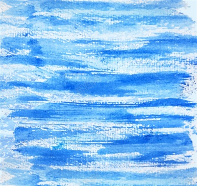 蓝色水彩笔刷背景矢量素材背景