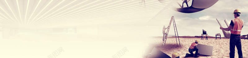 建筑工人背景背景