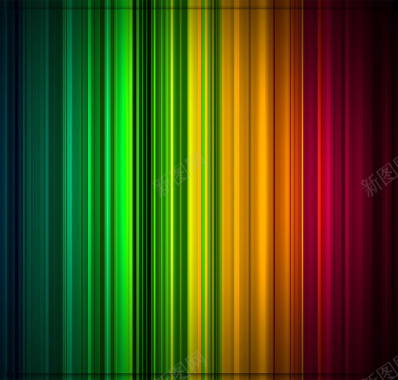 暗角彩虹竖条纹背景素材背景