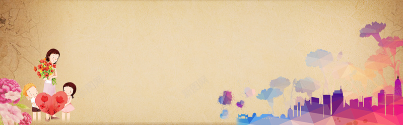 母亲节母爱主题插画手绘风海报bannerpsd设计背景_88icon https://88icon.com 母爱主题插画 感恩母亲节 母亲节母爱 爱心线条画 母亲节 母亲节活动 母爱 母亲