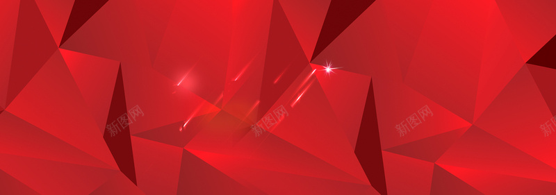 淘宝天猫双11红色几何图形背景背景