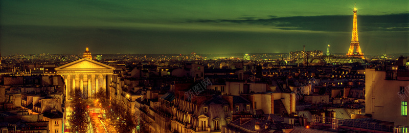 巴黎夜色背景背景