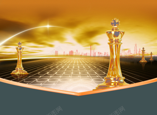 国际象棋创意图片PSD分层素材背景