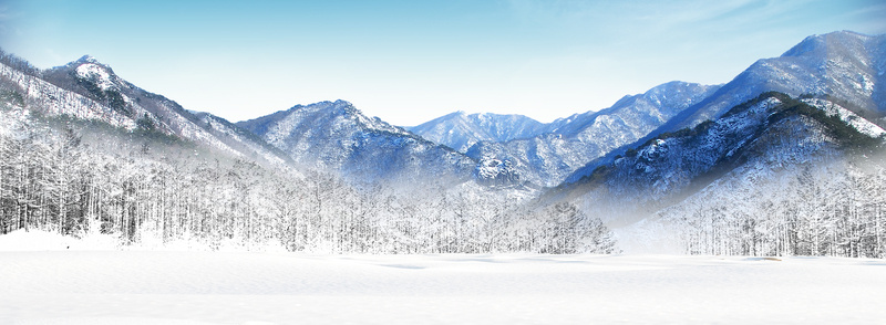 电商冬季服饰背景banner背景