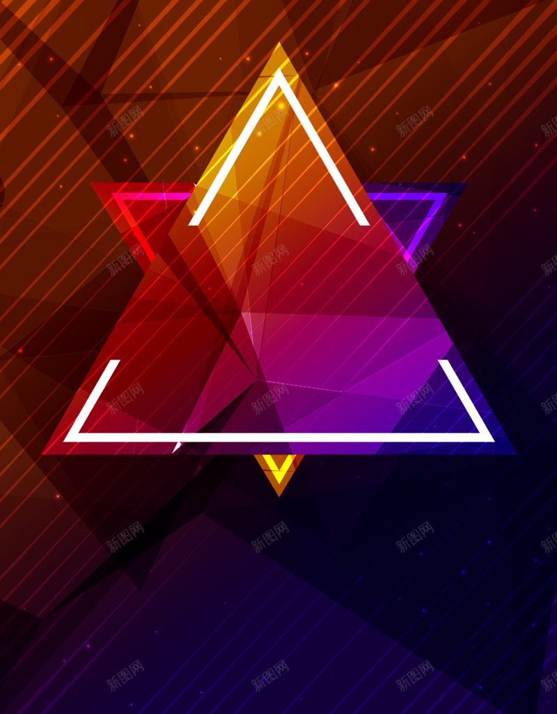 几何三角形海报背景素材psd设计背景_88icon https://88icon.com 彩色 背景 三角形 线条 海报 时尚 双十二 文艺 小清新 简约