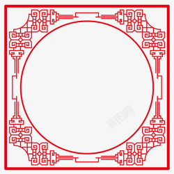 矢量装饰中国风边框元素素材