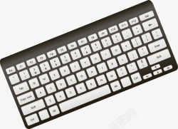 笔记本键盘装饰设计矢量图案素材