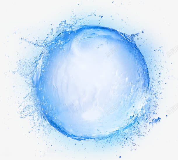 蓝色气泡水泡效果免抠PNG图片png免抠素材_88icon https://88icon.com 蓝色 气泡 水泡 效果 水