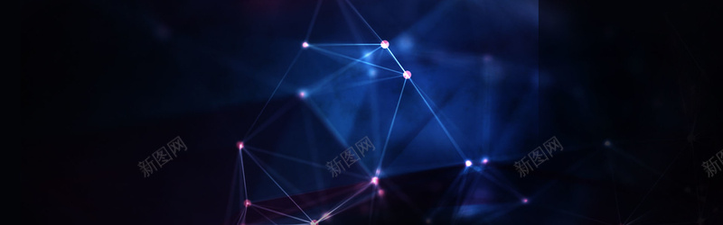 家电数码科技商务科幻蓝色光点背景背景