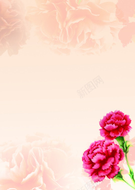 手绘温馨玫瑰花背景背景