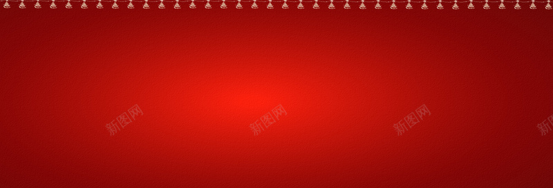 元旦节喜庆红色窗帘小饰物背景背景