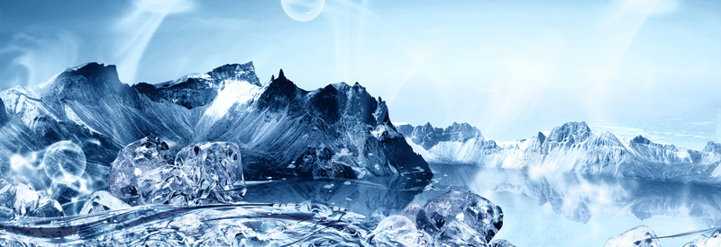 冰块背景背景