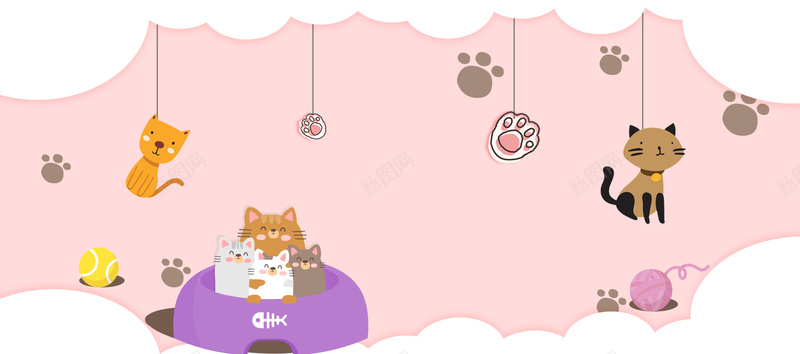 卡通宠物粮食狗粮电商天猫促销bannerpsd设计背景_88icon https://88icon.com 卡通 宠物 粮食 狗粮 电商 天猫 促销 banner