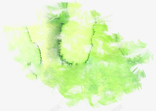 水彩效果png免抠素材_88icon https://88icon.com 水彩笔刷效果 水痕 水迹 水彩弥漫 轻薄 绿色
