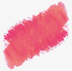 粉色水彩涂鸦笔刷素材