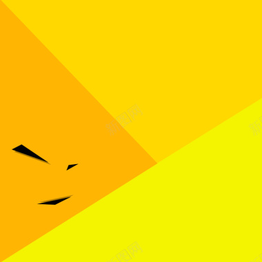 黄色扁平首图背景
