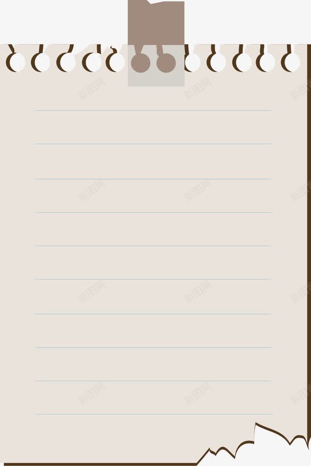 横格本PNG下载png免抠素材_88icon https://88icon.com 古老的纸 复古纸张 撕裂效果 横格本 横格纸张 破旧的纸 破旧的纸张 纸