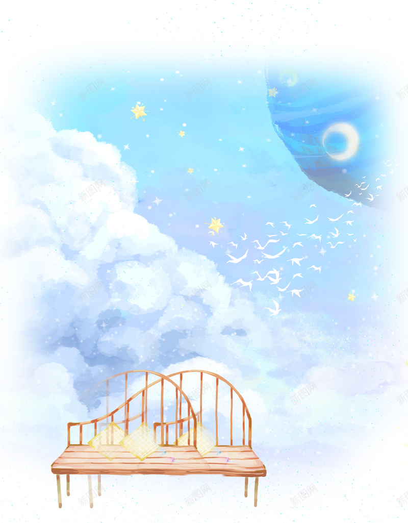 手绘水彩夜晚月亮印刷背景psd设计背景_88icon https://88icon.com 夜晚 手绘 月亮 水彩 靠椅 印刷背景 卡通 童趣